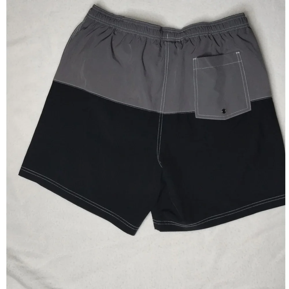 Sonoma Swim Trunks Color Block Drawstring XL‎